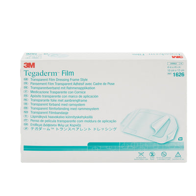 3M™ Tegaderm Transparent Film Dressing, 4 x 4-3/4 Inch, 1 Case of 200 () - Img 2