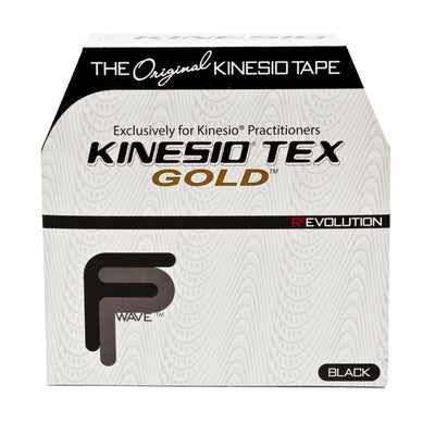 Kinesio® Tex Gold™ Cotton Kinesiology Tape, 2 Inch x 34 Yard, Black, 1 Box (General Wound Care) - Img 2