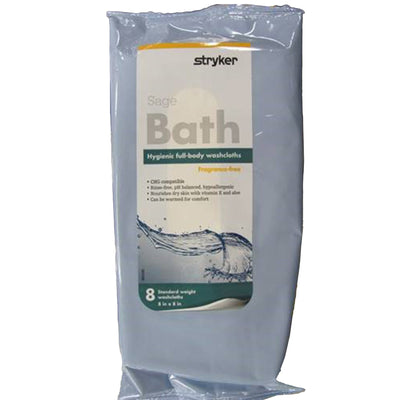 Sage® Products Bath Wipe, 8 per Pack, 1 Case of 704 (Skin Care) - Img 1