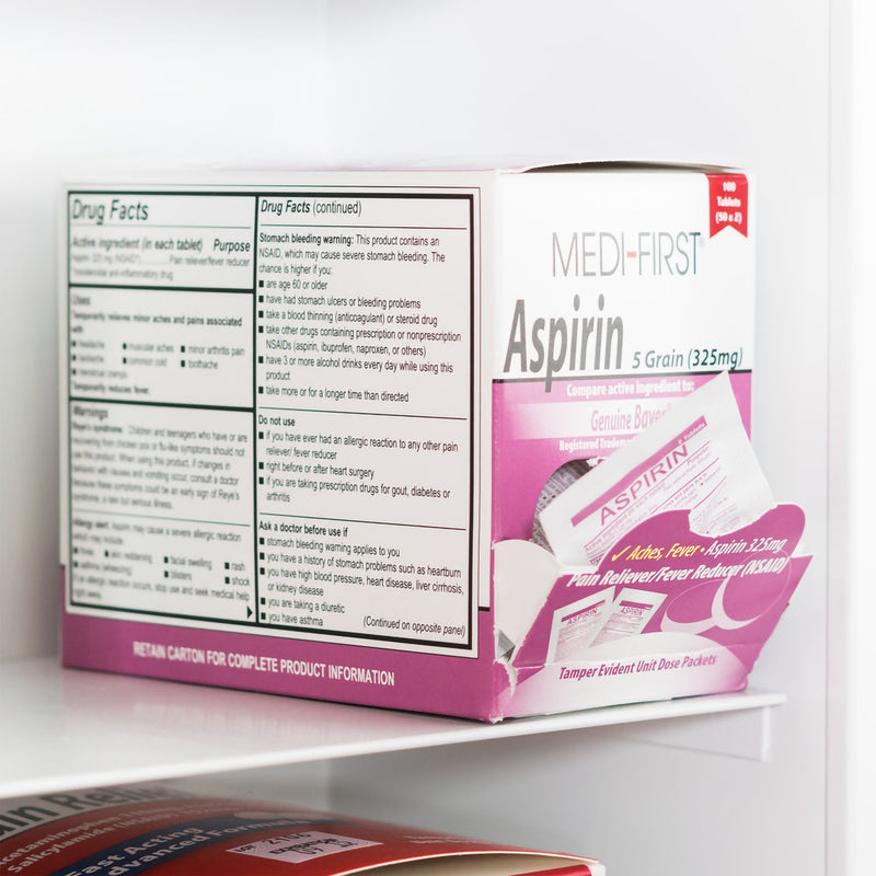 Medi-First® Aspirin, 1 Case of 24 (Over the Counter) - Img 3