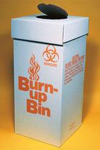 BOX, BURN BIOHAZ 12X12X27 (6/CS) (Bags) - Img 1