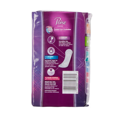 Poise Bladder Control Pads, Light Absorbency, Regular Length, 7.5", Adult, Female, Disposable, 1 Pack of 26 () - Img 2