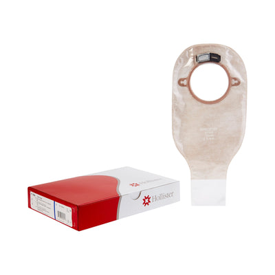 New Image™ Two-Piece Drainable Transparent Filtered Ostomy Pouch, 12 Inch Length, 2¾ Inch Flange, 1 Box of 10 (Ostomy Pouches) - Img 1