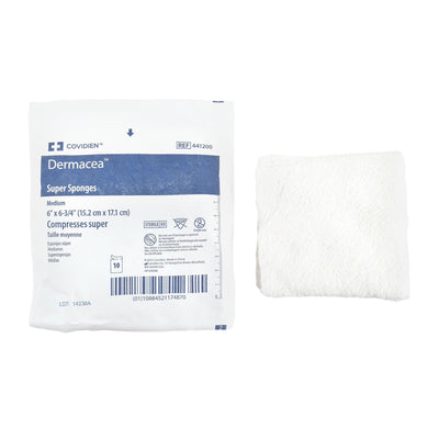 Dermacea™ Sterile USP Type VII Gauze Sponge, 6 x 6-3/4 Inch, 1 Case of 48 (General Wound Care) - Img 1