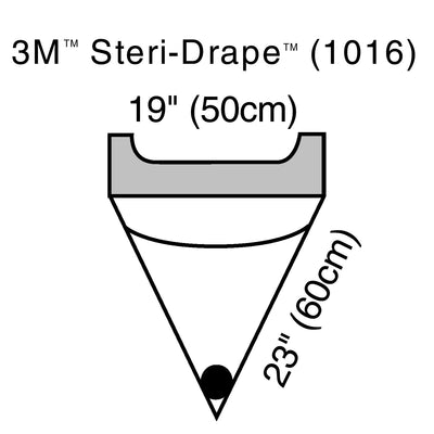 3M™ Steri-Drape™ Irrigation Pouch Surgical Drape, 19 W x 23 L Inch, 1 Box of 10 (Procedure Drapes and Sheets) - Img 1