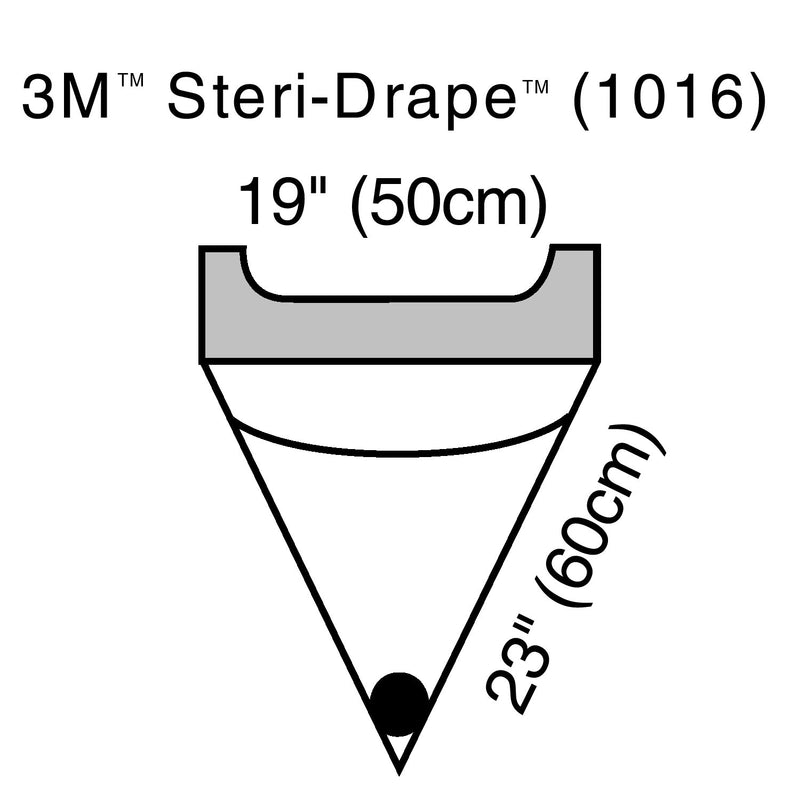 3M™ Steri-Drape™ Irrigation Pouch Surgical Drape, 19 W x 23 L Inch, 1 Case of 40 (Procedure Drapes and Sheets) - Img 1