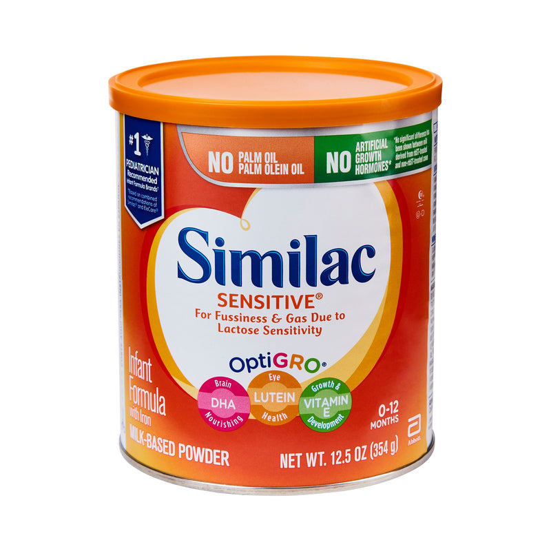 Similac® Sensitive® Powder Infant Formula, 12 oz. Can, 1 Case of 6 () - Img 1