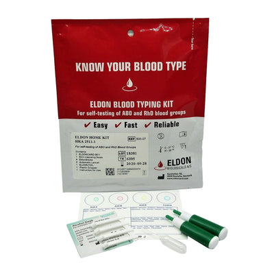 EldonCard Blood Typing Test Kit, 1 Each (Test Kits) - Img 1