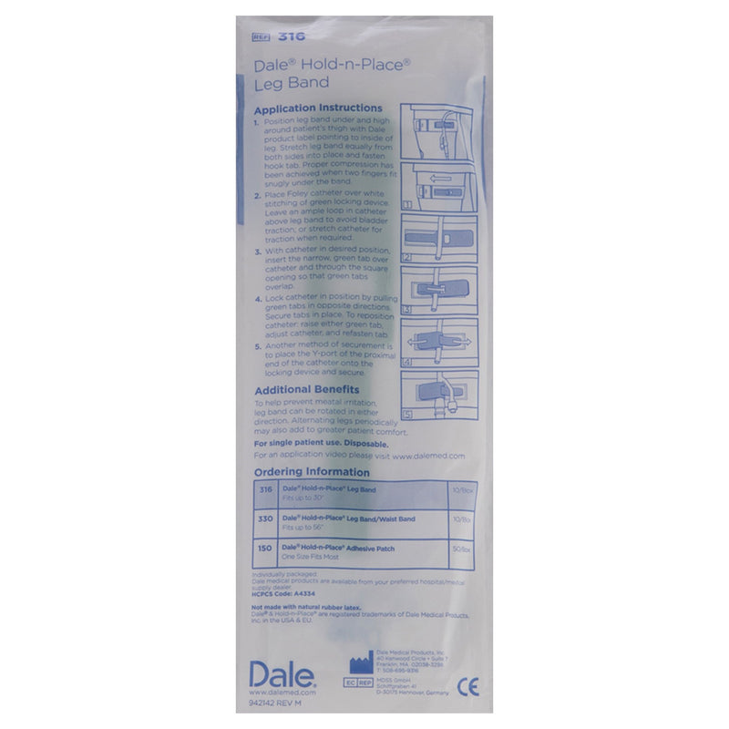 Dale® Leg Strap, Up to 30 Inches, 1 Each (Urological Accessories) - Img 2