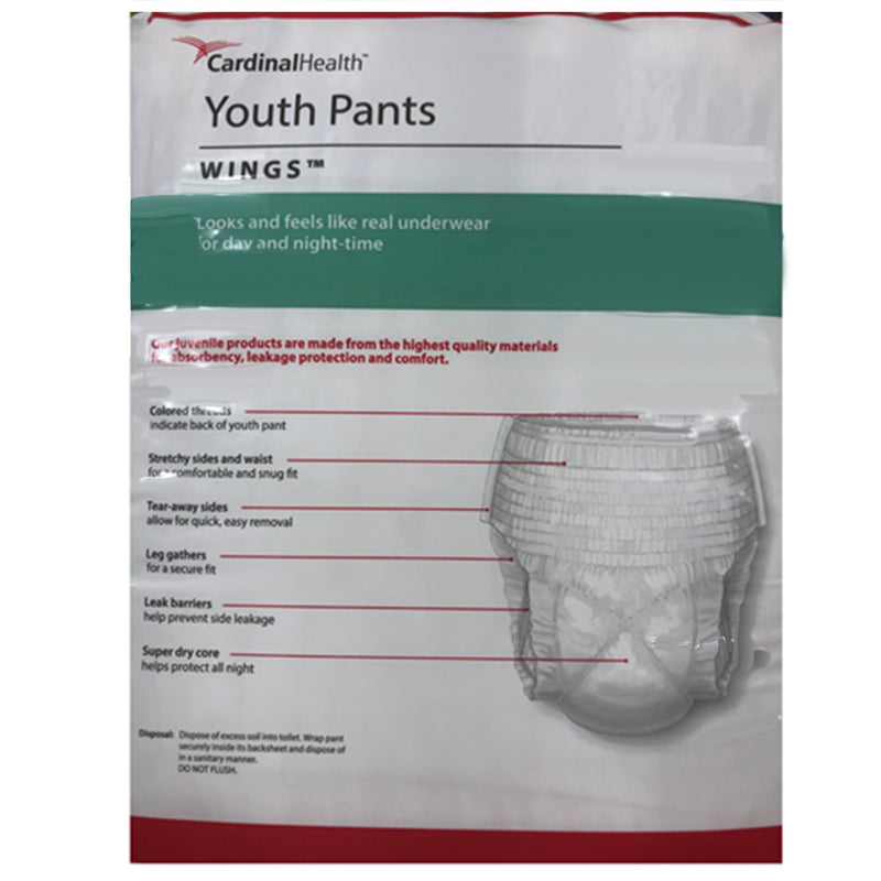 Curity Youth Pants, Unisex, Disposable, Tear Away Seams, 1 Bag () - Img 2