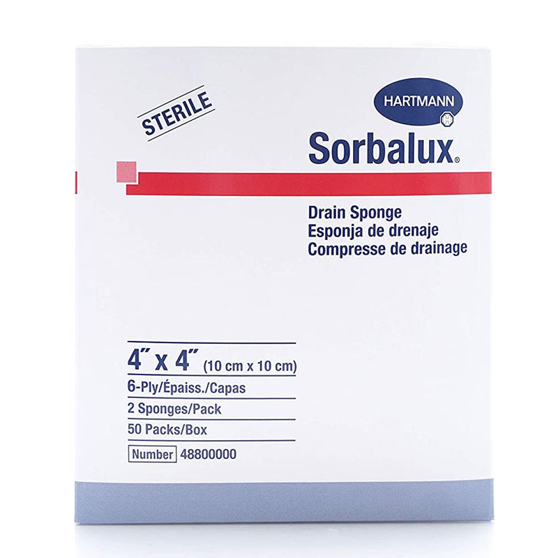 Sorbalux® Drain Sponge, 4 x 4 Inch, 1 Box of 50 (General Wound Care) - Img 6