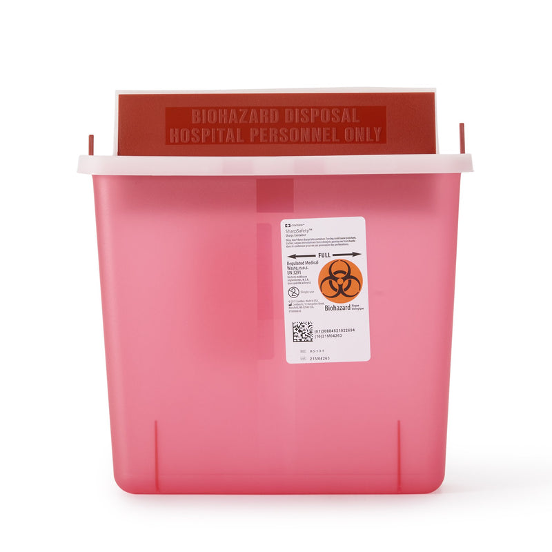 In-Room™ Multi-purpose Sharps Container, 1-1/4 Gallon, 11 x 10¾ x 4¾ Inch, 1 Each () - Img 1