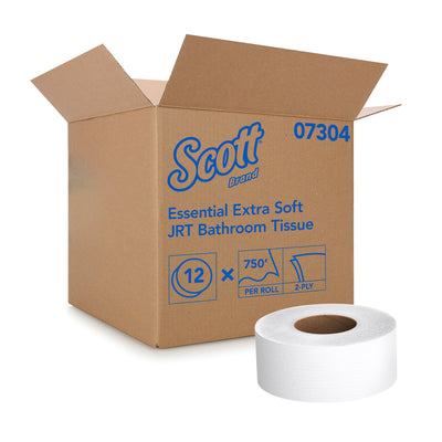 Scott® Essential Jumbo Roll Toilet Paper, Extra Soft, 1 Roll (Toilet Tissues) - Img 1