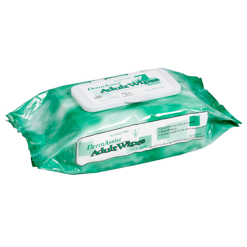 DermAssist™ Personal Wipe, 1 Pack of 50 (Skin Care) - Img 2