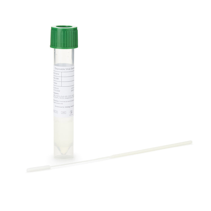 Virology Testing Products Nasopharyngeal Collection and Transport System, 1 Box of 100 (Specimen Collection) - Img 1