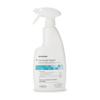 McKesson Germicidal Surface Disinfectant Cleaner, 24 oz. Trigger Spray Bottle, 1 Case of 6 (Cleaners and Disinfectants) - Img 1