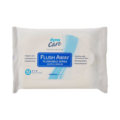 dynarex® Scented Flushable Wipes, Soft Pack, 1 Case of 12 (Skin Care) - Img 1