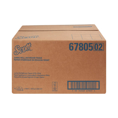 Scott® Essential Jumbo Roll Toilet Paper, 1 Case of 12 (Toilet Tissues) - Img 10