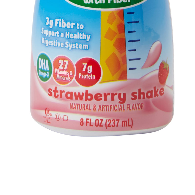 PediaSure® Grow & Gain with Fiber Strawberry Pediatric Oral Supplement, 8 oz. Bottle, 1 Pack of 6 () - Img 4