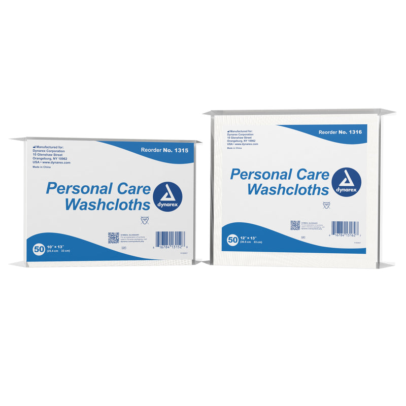 dynarex® Disposable Washcloth, 10 x 13 Inch, 1 Case of 500 (Washcloths) - Img 3