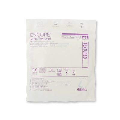 Encore® Latex Textured Surgical Glove, Size 7, Ivory, 1 Box of 50 () - Img 3