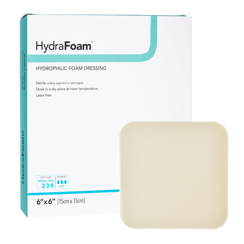 HydraFoam™ Nonadhesive without Border Foam Dressing, 6 x 6 Inch, 1 Each (Advanced Wound Care) - Img 1