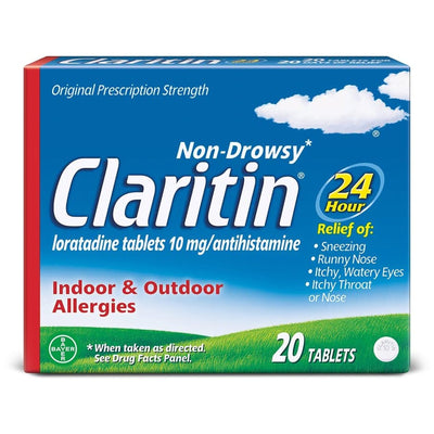 Claritin® Loratadine Allergy Relief, 1 Carton (Over the Counter) - Img 1