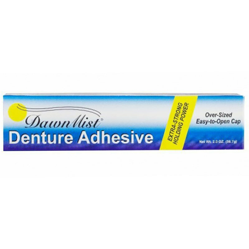 Dukal Dawn Mist Denture Adhesive Cream, 2 oz, 1 Box of 36 (Mouth Care) - Img 1