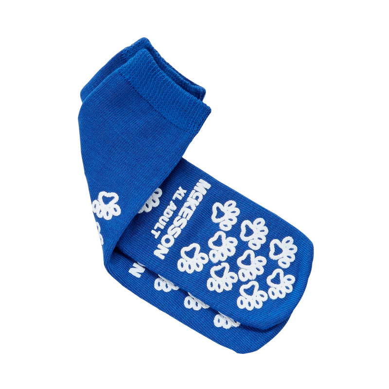 McKesson Terries™ Adult Slipper Socks, X-Large, Royal Blue, 1 Case of 48 (Slippers and Slipper Socks) - Img 2