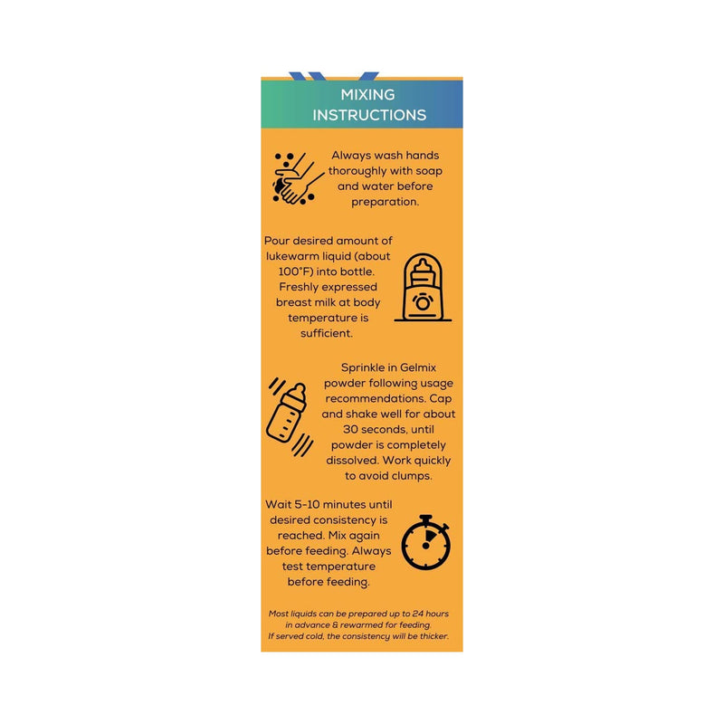 Gelmix® Infant Thickener, 2.4-gram Packet, 1 Box of 30 (Nutritionals) - Img 4