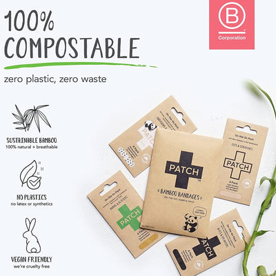 Patch™ On The Go Sample Pack Adhesive Strip, 3/4 x 3 Inch, 1 Case of 100 (General Wound Care) - Img 4