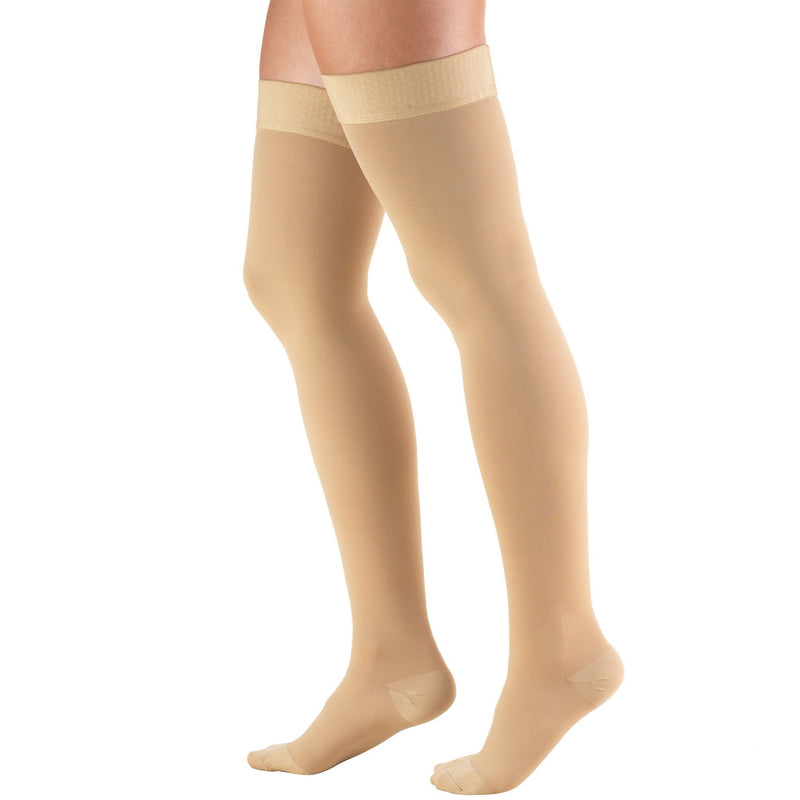 STOCKING, COMPRS THIGH-HI CLSDTOE BGE XLG (1/PR) (Compression Garments) - Img 1