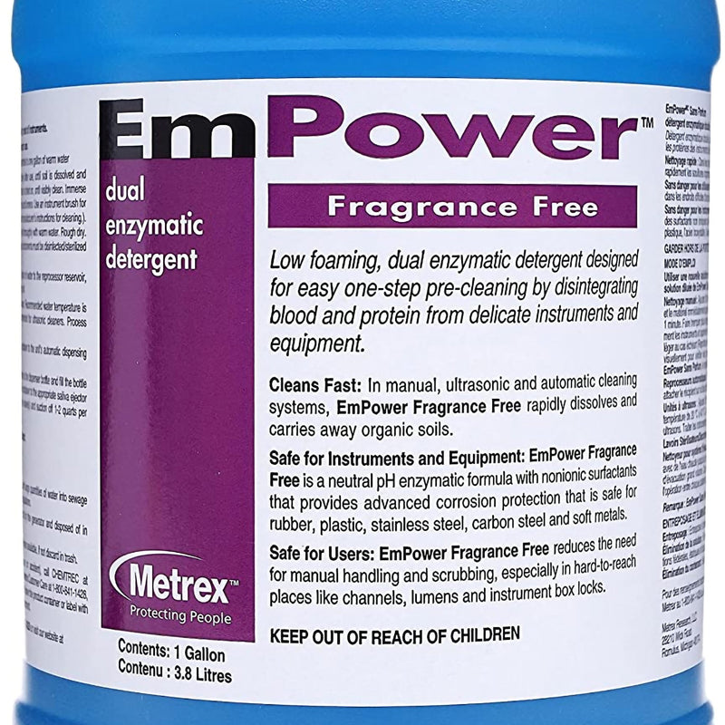 EmPower® Fragrance Free Dual Enzymatic Instrument Detergent / Presoak, 1 Gallon(s) (Cleaners and Solutions) - Img 3