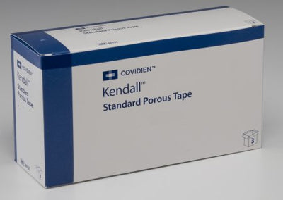 Kendall™ Cloth Medical Tape, 3 Inch x 10 Yard, White, 1 Case of 48 (General Wound Care) - Img 1