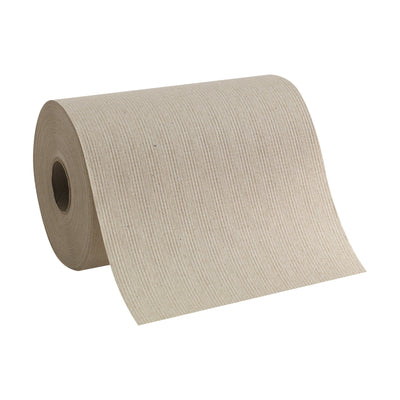 Pacific Blue Basic™ Brown Paper Towel, 7-7/8 Inch x 350 Foot, 12 Rolls per Case, 1 Pack (Paper Towels) - Img 1