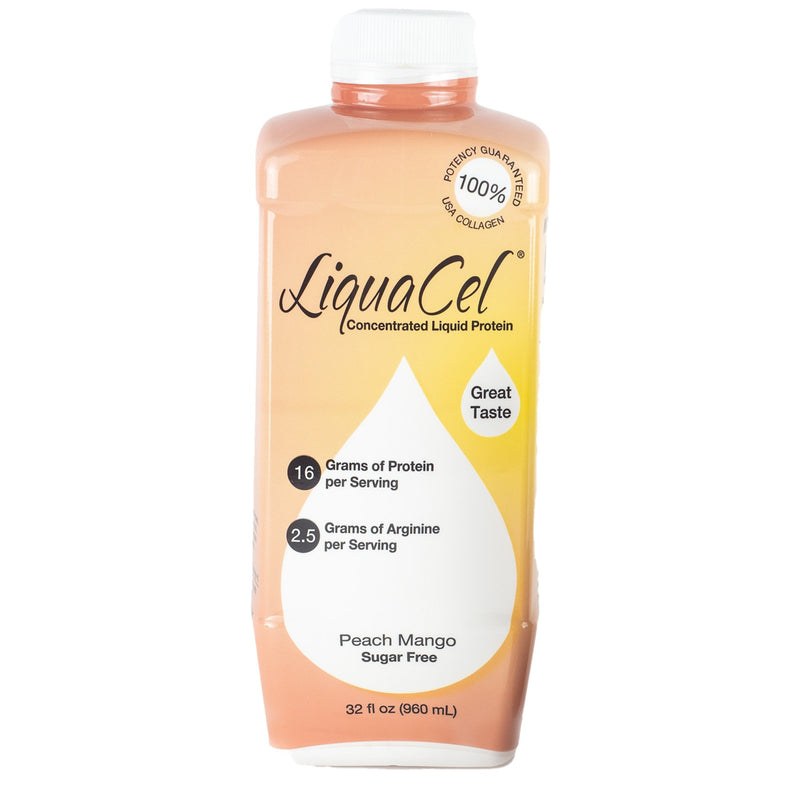 LiquaCel™ Peach Mango Oral Protein Supplement, 32 oz. Bottle, 1 Each (Nutritionals) - Img 1