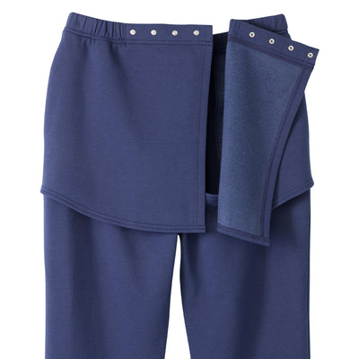 PANTS, SEATLESS F/W/C MENS FLEECE BCK FLAP NAVY XLG (Pants and Scrubs) - Img 4