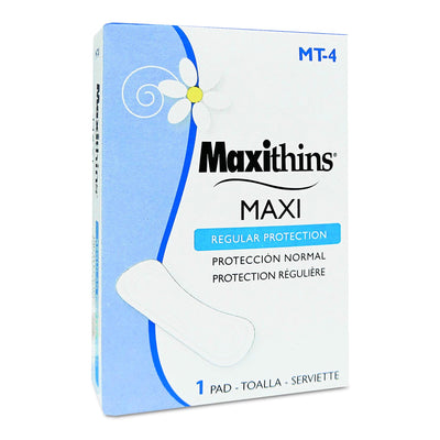 PAD, MAXITHIN REG ABSORBENCY #4BX F/VENDING MACHINE (250/CS) (Feminine Protection) - Img 1