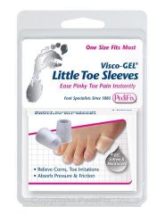 Visco-GEL® Little Toe Sleeve, 1 Pack of 2 (Immobilizers, Splints and Supports) - Img 1