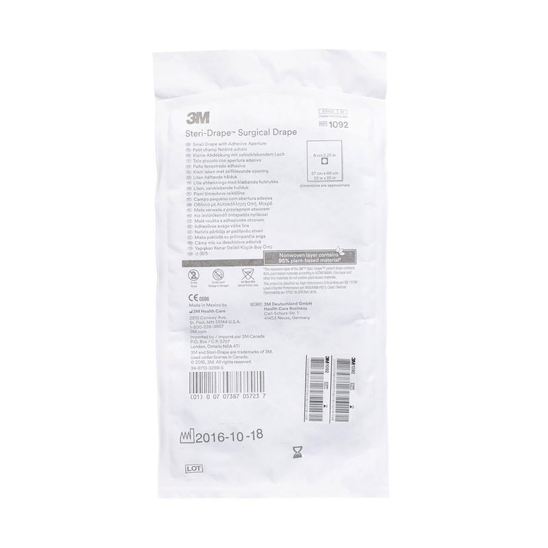 3M™ Steri-Drape™ Sterile Small Surgical Drape, 22 x 25 Inch, 1 Case of 100 (Procedure Drapes and Sheets) - Img 2