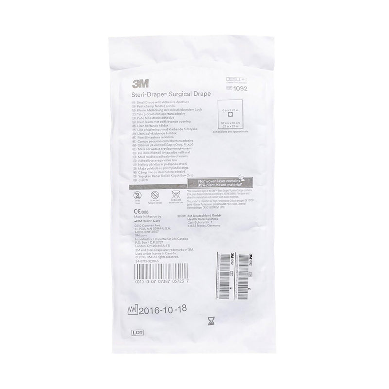 3M™ Steri-Drape™ Sterile Small Surgical Drape, 22 x 25 Inch, 1 Box of 25 (Procedure Drapes and Sheets) - Img 2