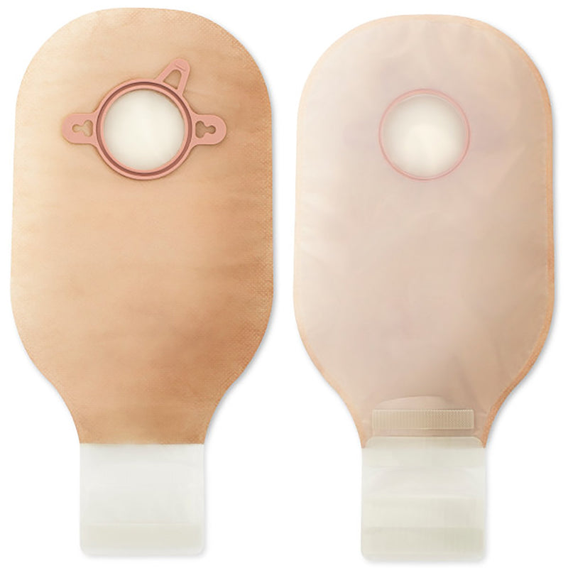 New Image™ Two-Piece Drainable Ultra Clear Ostomy Pouch, 12 Inch Length, 2¾ Inch Flange, 1 Each (Ostomy Pouches) - Img 1