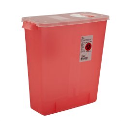 In-Room™ Multi-purpose Sharps Container, 3 Gallon, 13¾ x 13¾ x 6 Inch, 1 Case of 10 () - Img 1