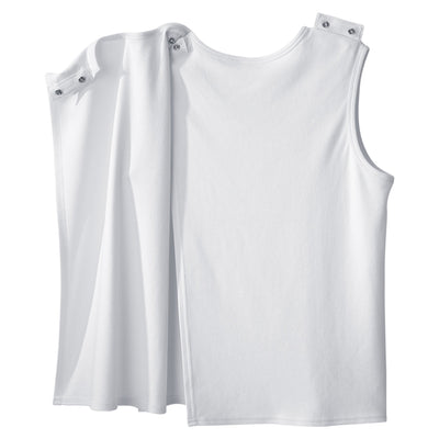 UNDERSHIRT, OPEN BACK WHT 3XLG(3/PK) (Shirts and Scrubs) - Img 3