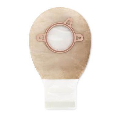 New Image™ Two-Piece Drainable Beige Filtered Ostomy Pouch, 7 Inch Length, 2¼ Inch Flange, 1 Box of 20 (Ostomy Pouches) - Img 2