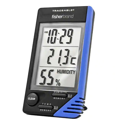Fisherbrand™ Traceable® Digital Thermometer / Hygrometer, 32° to 122° F, 1 Each () - Img 3