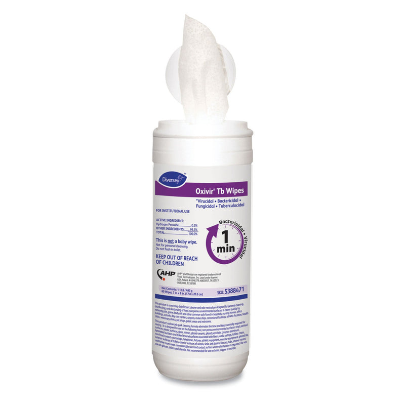 Oxivir® Tb Surface Disinfectant Cleaner, 1 Box of 60 (Cleaners and Disinfectants) - Img 1