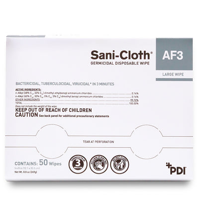 Sani-Cloth® AF3 Surface Disinfectant Cleaner Wipe, Large Individual Packet, 1 Each (Cleaners and Disinfectants) - Img 2