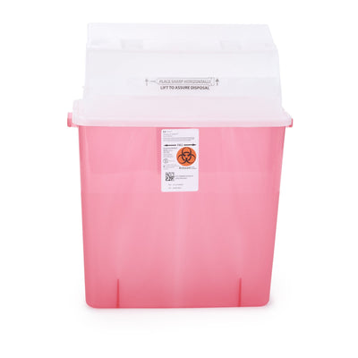 Sharps-A-Gator™ Multi-purpose Sharps Container, 3 Gallon, 20½ x 14 x 6 Inch, 1 Each () - Img 1