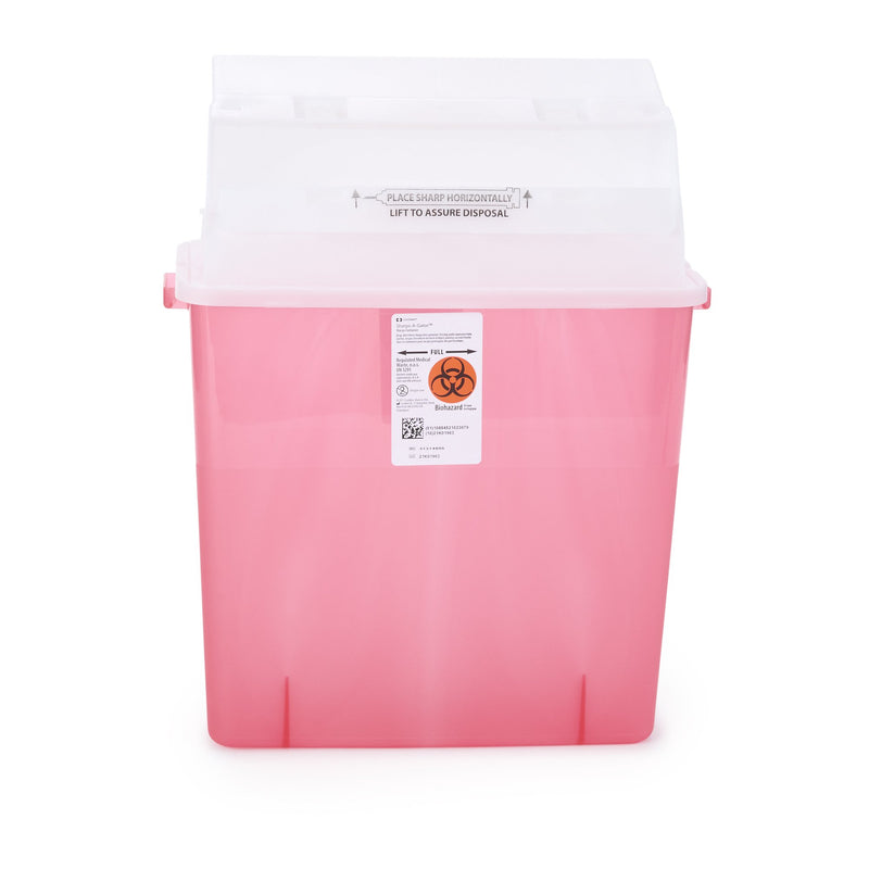 Sharps-A-Gator™ Multi-purpose Sharps Container, 3 Gallon, 20½ x 14 x 6 Inch, 1 Each () - Img 1